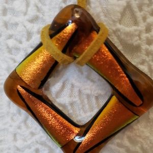 Unique glass pendant